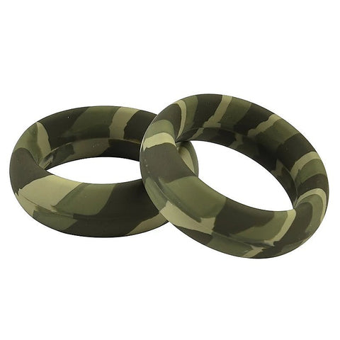 Mixed Color Men's Stretchy Silicone Penis Ring Set - Stretchy Cock Rings