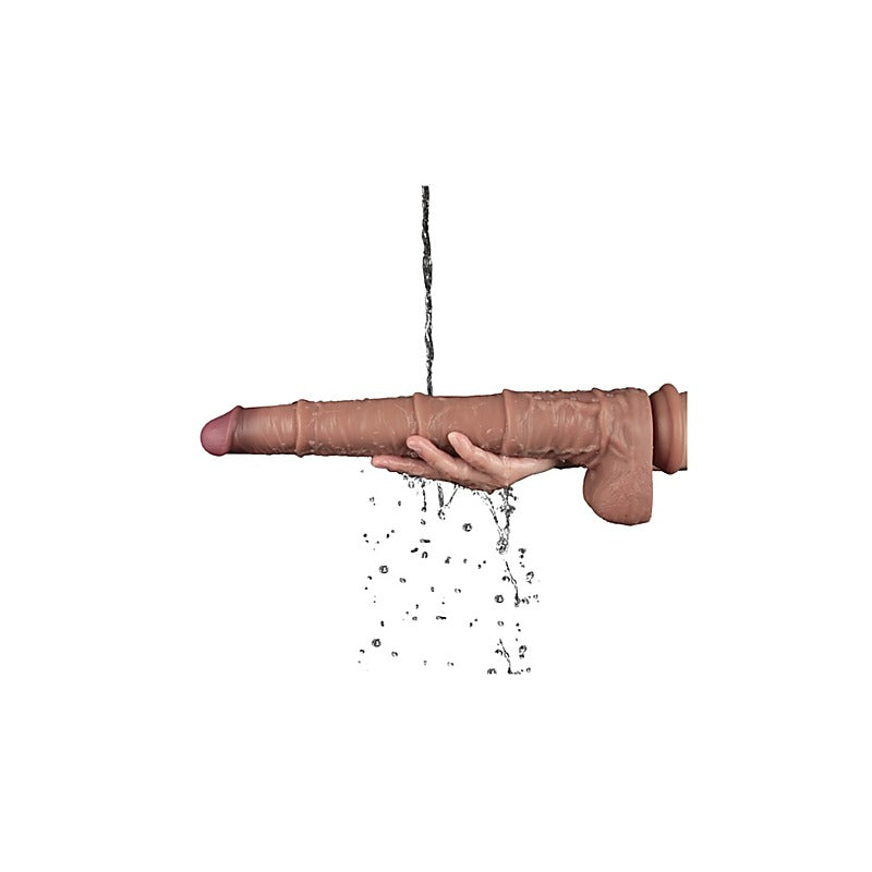 Lovetoy Dual Layered Bendable Realistic Silicone Cock XXL - Realistic Dildos