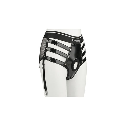 Rebellion Reign Iconic Strap On Harness Set by Lovetoy - Strap On Sextoys