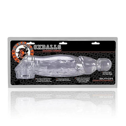 Premium Butch Mens Cocksheath Clear by Oxballs - Pumps, Extenders and Sleeves