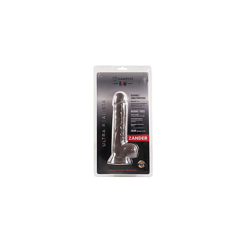 Raw Zander Ultra Realistic Suction Cup Dildo - Realistic Dildos