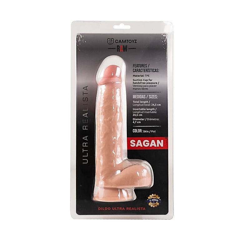 Raw Ultra Realistic Double Layered Dildo Sagan by CamToyz - Realistic Dildos