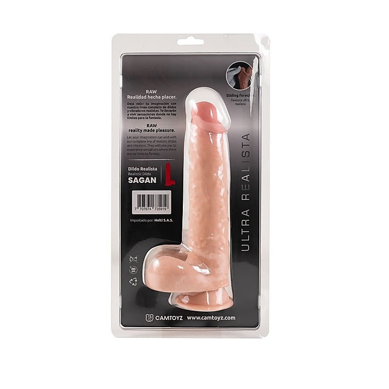 Raw Ultra Realistic Double Layered Dildo Sagan by CamToyz - Realistic Dildos