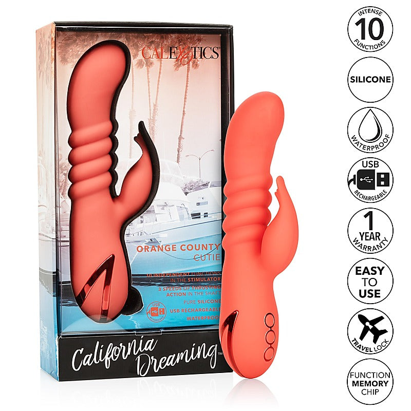 Premium California Dreaming Orange County Cutie - Rabbit Vibrators