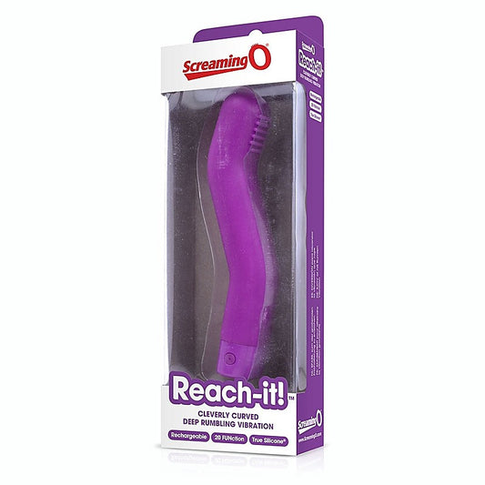 Screaming O Charged Reach-it G-Spot Vibrator Purple (6 Pack) - G-Spot Vibrators