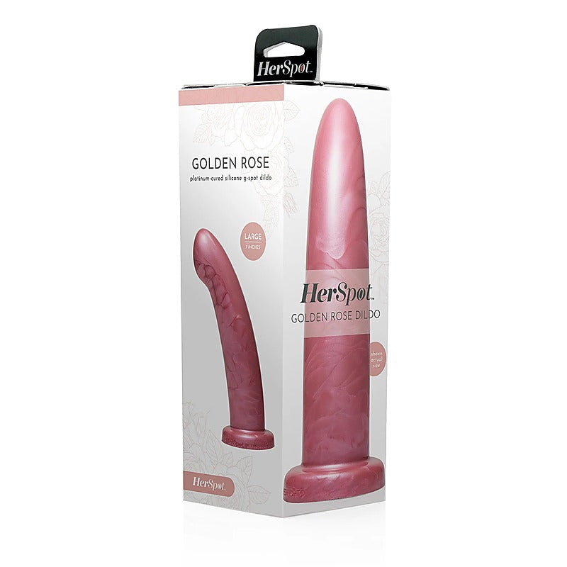 Golden Rose Vaginal and Anal Pleasure Dildo by Fleshlight - Realistic Dildos