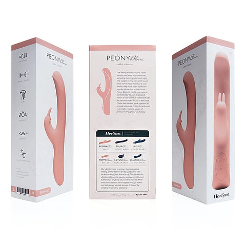 Herspot Peony Bloom Rabbit Vibrator by Fleshlight - Rabbit Vibrators
