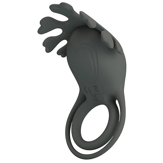 Pretty Love Ruben 7 Function Master Vibrating Cock Ring Grey - Vibrating Cock Rings