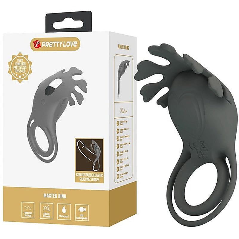 Pretty Love Ruben 7 Function Master Vibrating Cock Ring - Vibrating Cock Rings
