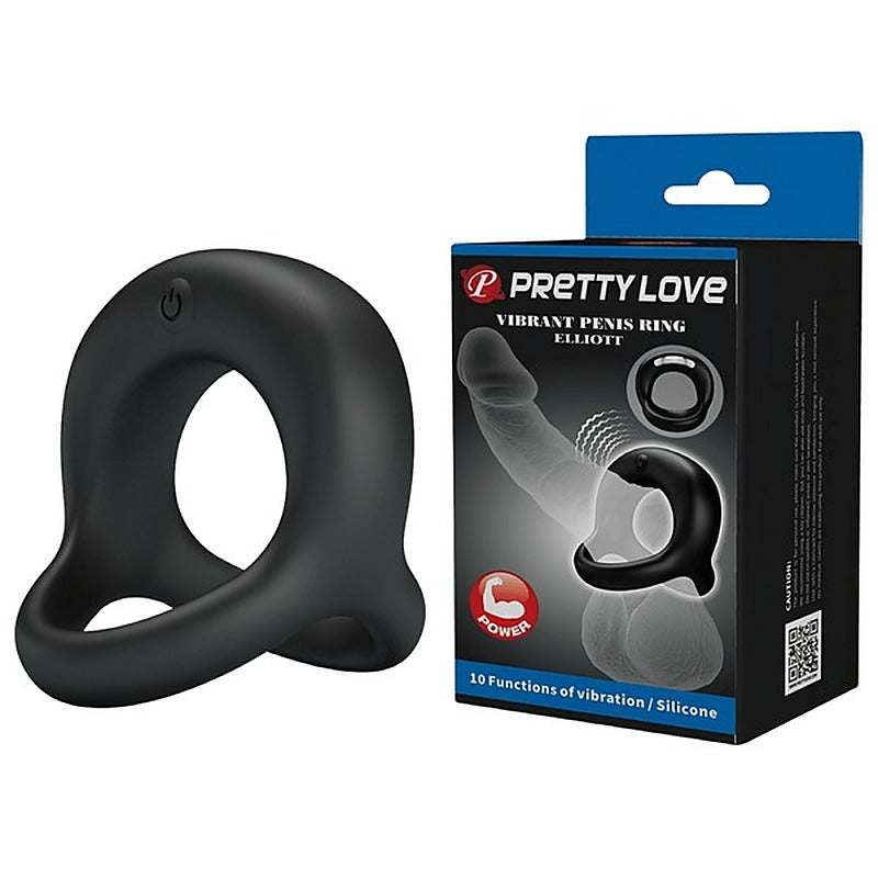 Pretty Love Elliott 10 Function Vibrant Penis Ring by Baile - Vibrating Cock Rings