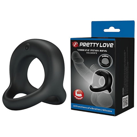 Pretty Love Elliott 10 Function Vibrant Penis Ring by Baile - Vibrating Cock Rings
