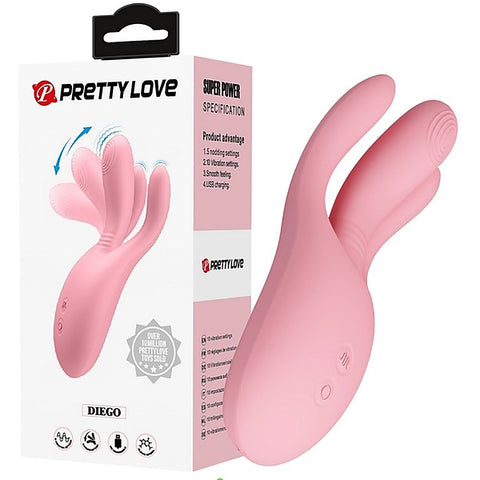 Pretty Love Diego Rechargeable 10 Function G Spot Vibrator - G-Spot Vibrators