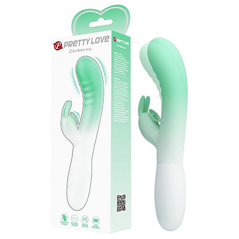 Pretty Love Cerberus 30 Function Vibrating Rabbit Massager - Rabbit Vibrators