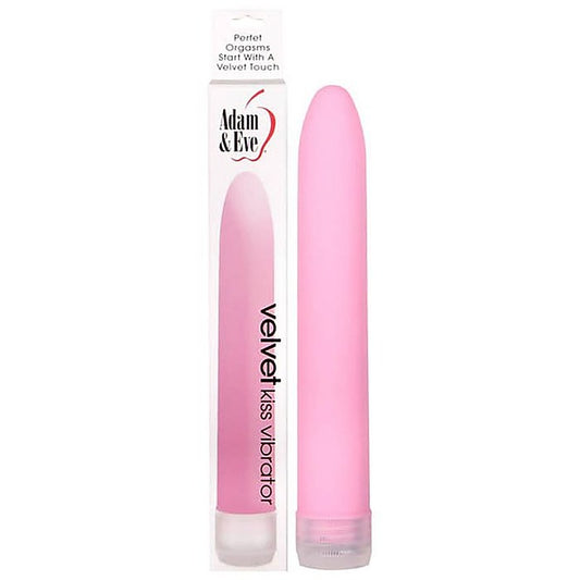 Adam and Eve Velvet Kiss Bullet Vibrator Pink - Bullet Vibrators