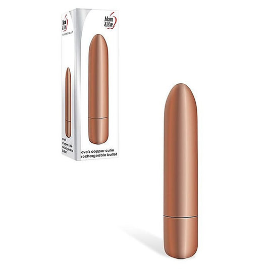 Adam and Eve COPPER CUTIE USB Rechargeable Bullet Vibrator - Bullet Vibrators