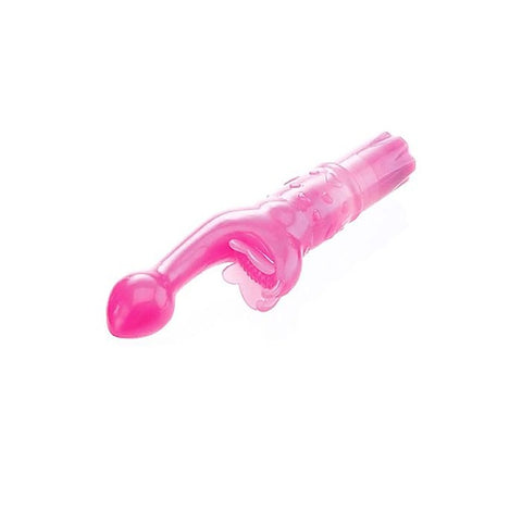 Butterfly Kiss 18 cm G Spot Vibrator by Adam & Eve - G-Spot Vibrators