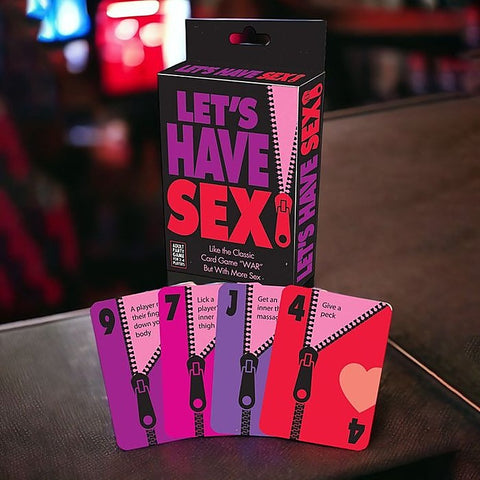 Let's Have Sex Naughty Adult Card Game by Little Genie - Sex Games, Coupons and Tricks