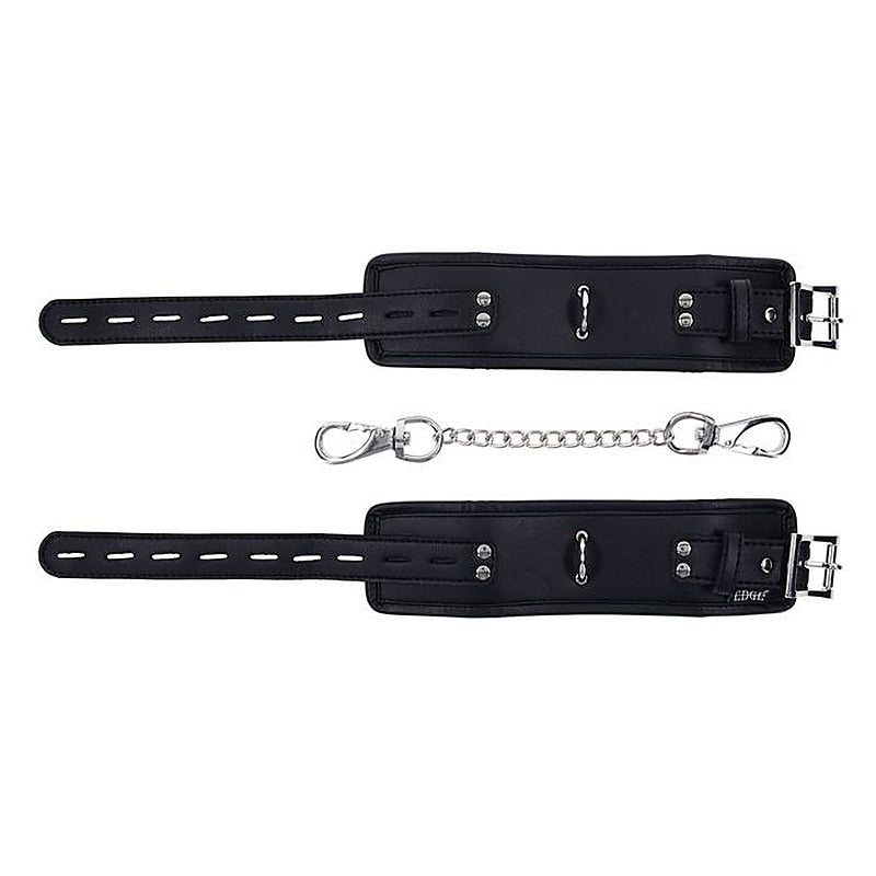 EDGE BDSM Play Handcuffs Restraints by Sportsheets - Masks And Blindfolds