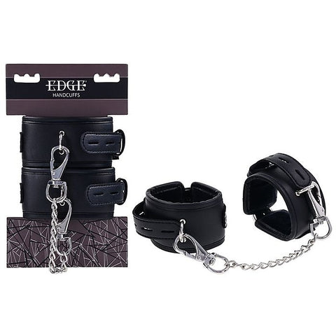 EDGE BDSM Play Handcuffs Restraints by Sportsheets - Masks And Blindfolds