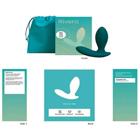 Rivera Waterproof Silicone Vibrating Butt Plug by Vibio - Butt Plugs