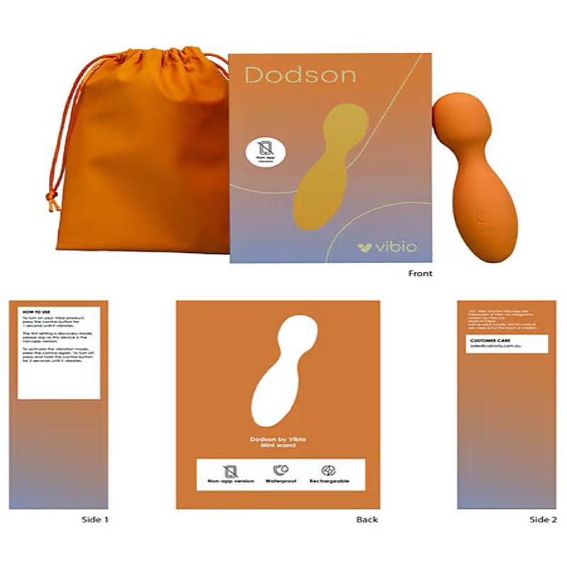 Dodson Mini Body Wand Vibrator by Vibio - Body Wands