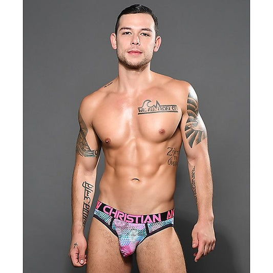 Andrew Christian Chroma Frame Mens Jock Multi Colour - Jocks and G-Strings