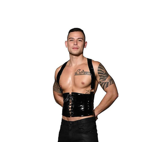 Men's Corset Harness Black by Andrew Christian - His Fetish