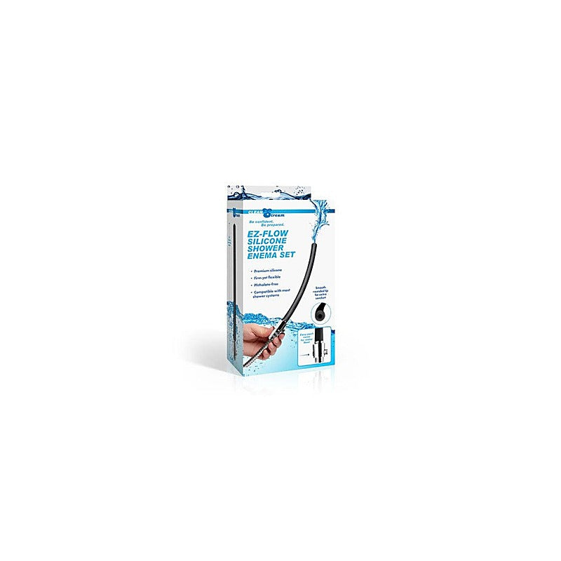 CleanStream EZ Flow Silicone Shower Enema Set by XR Brands - Enemas and Douches