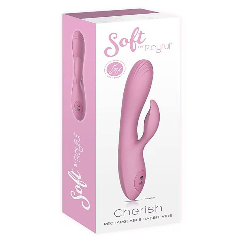 Soft by Playful Cherish Rechargeable Rabbit Vibrator - Rabbit Vibrators