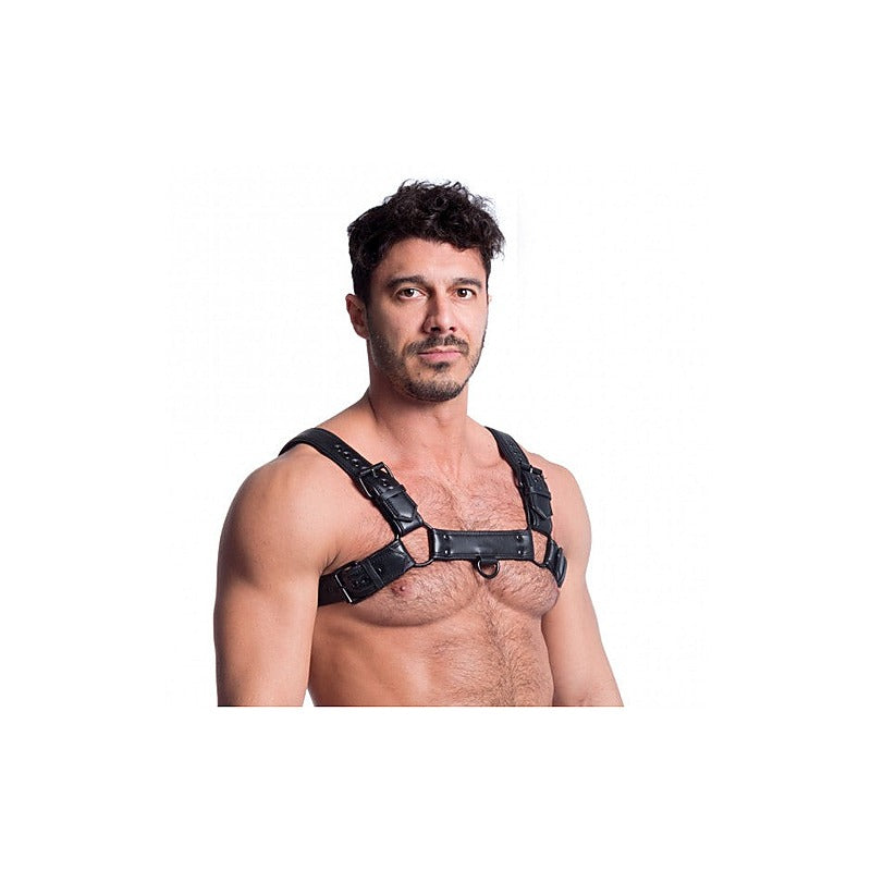 Sport Fucker Vegan Bulldog BDSM Play Harness Black - Cuffs And Restraints