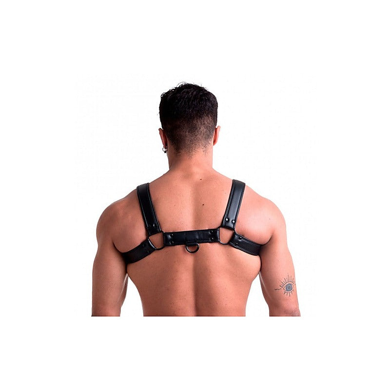 Sport Fucker Vegan Bulldog BDSM Play Harness Black - Cuffs And Restraints