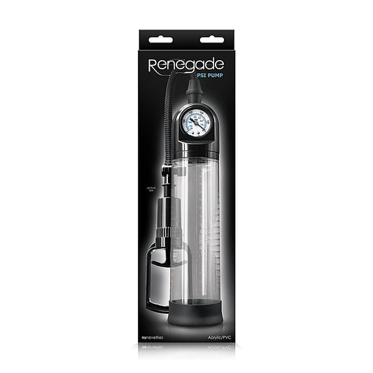 Renegade PSI Rechargeable Penis Pump Black - Penis Pumps And Stretchers