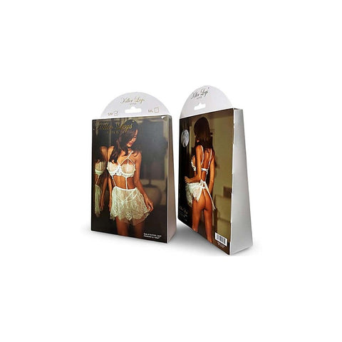Killer Legs Sheer Dainty Women's Lingerie Set by Yelete - Teddies and Bodysuits
