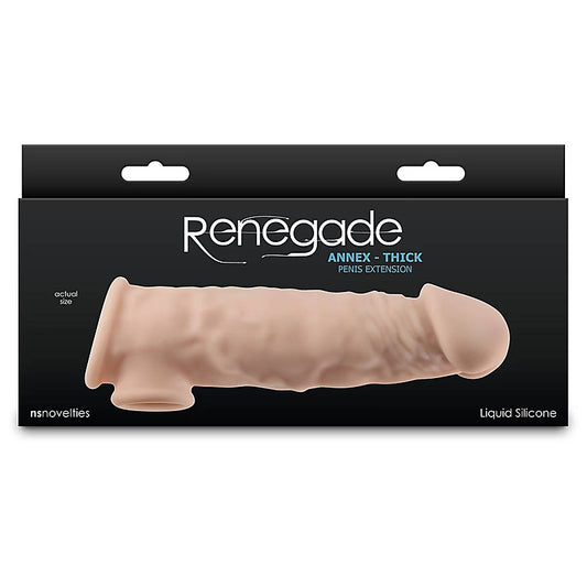 Renegade Annex Thick Silicone Penis Sleeve - Penis Sleeves and Extenders