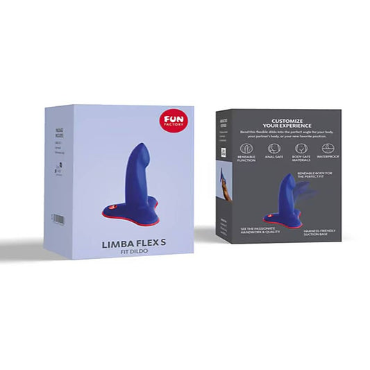 Fun Factory Limba Flex S Fit Non Vibrating Dildo Electric Blue - Anal Dildos