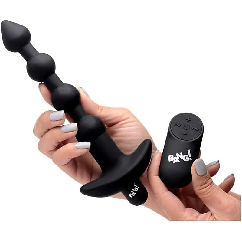 Bang Remote Control Vibrating Anal Beads by XR Brands - Anal Beads and Balls