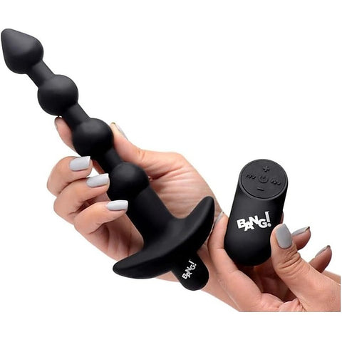 Bang Remote Control Vibrating Anal Beads by XR Brands - Anal Beads and Balls