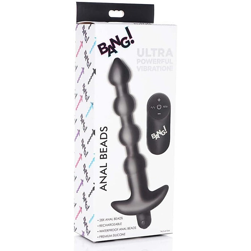 Bang Remote Control Vibrating Anal Beads by XR Brands - Anal Beads and Balls