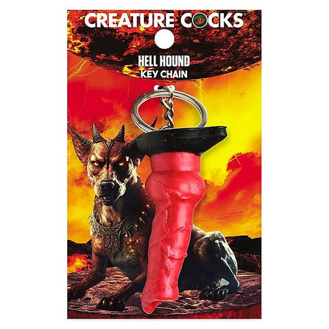 Hell-Hound Fantasy Dildo Keyring by XR Brands - Party Gifts and Novelties