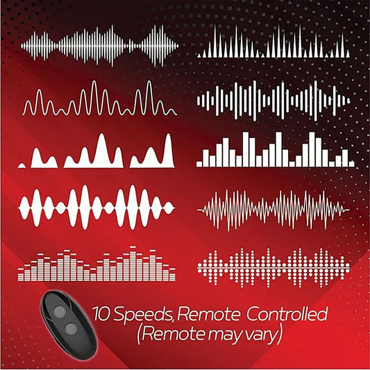 Icon Brands Red Dot V2 Vibrating Cock and Ball Ring Black - Vibrating Cock Rings