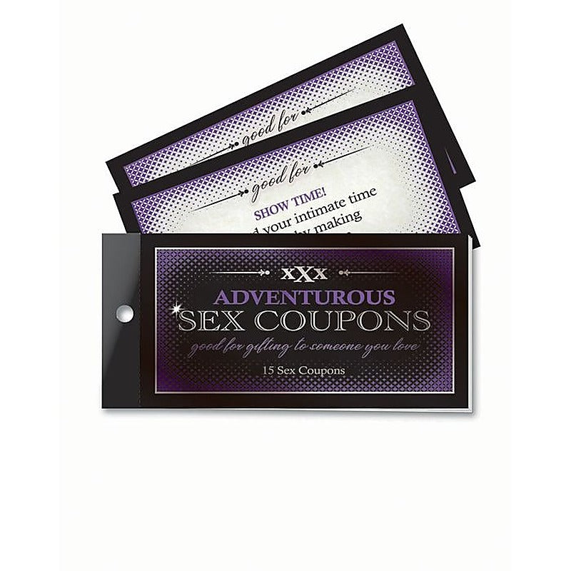 Adventurous Sex Coupon 15 Piece by Little Genie - Sex Games, Coupons and Tricks