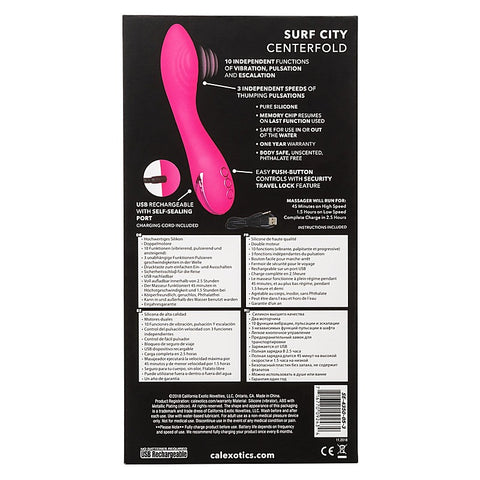 Surf City Centerfold G Spot Vibrator by California Exotics - G-Spot Vibrators