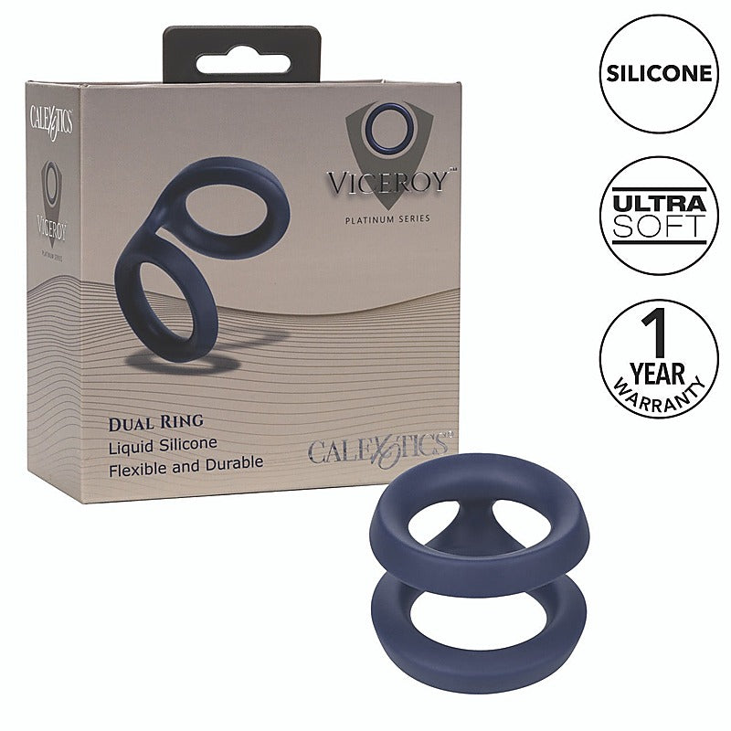 Viceroy Dual Stretchy Cock Ring by California Exotics - Stretchy Cock Rings