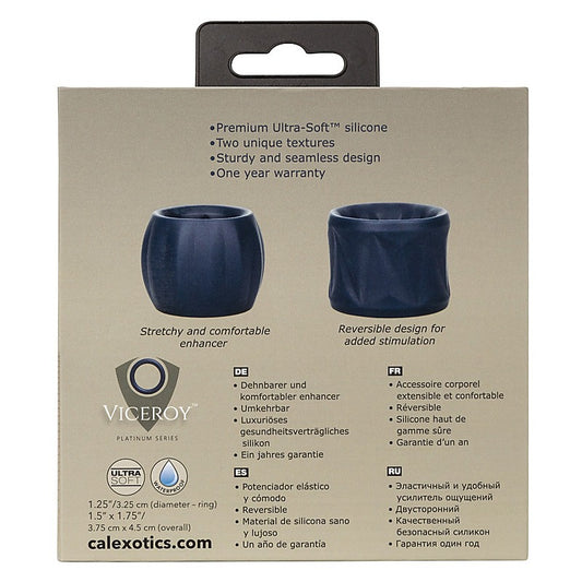 Viceroy Reverse Stamina Cock Ring by California Exotics - Stretchy Cock Rings