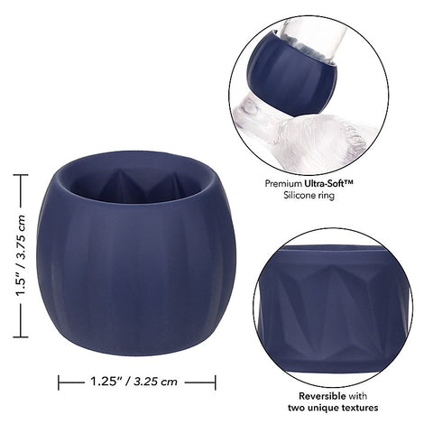 Viceroy Reverse Stamina Cock Ring by California Exotics - Stretchy Cock Rings