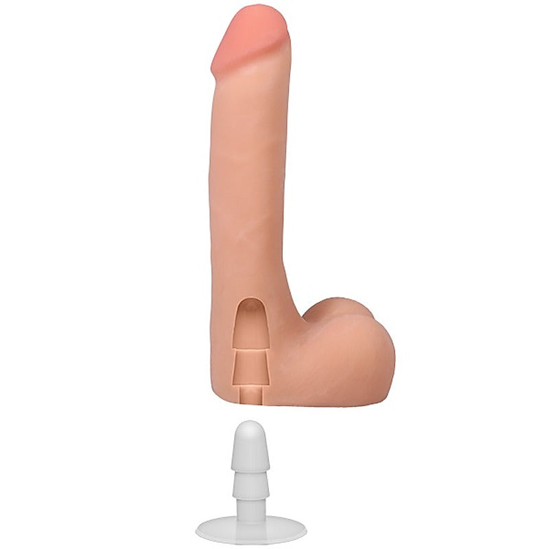 Vac-U-Lock Suction Cup 9 Inch Realistic Cock With Balls - Realistic Dildos