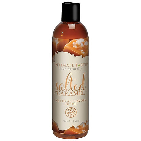 Salted Caramel Natural Flavors Glide by Intimate Earth - Water Based Lubes