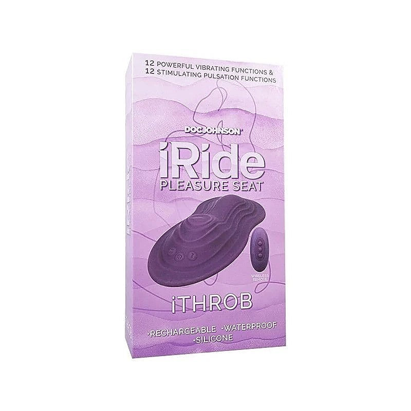 iRide Pleasure Seat Throb Grinder by Doc Johnson - Remote Control Vibrators