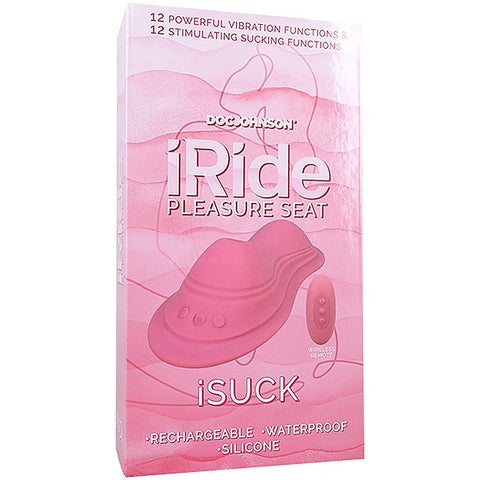 iRide Pleasure Seat Suck Grinder by Doc Johnson - Remote Control Vibrators
