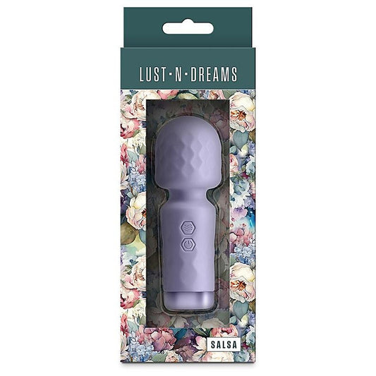 NS Novelties Lust-n-Dreams Salsa Body Wand Massager Lavender - Body Wands